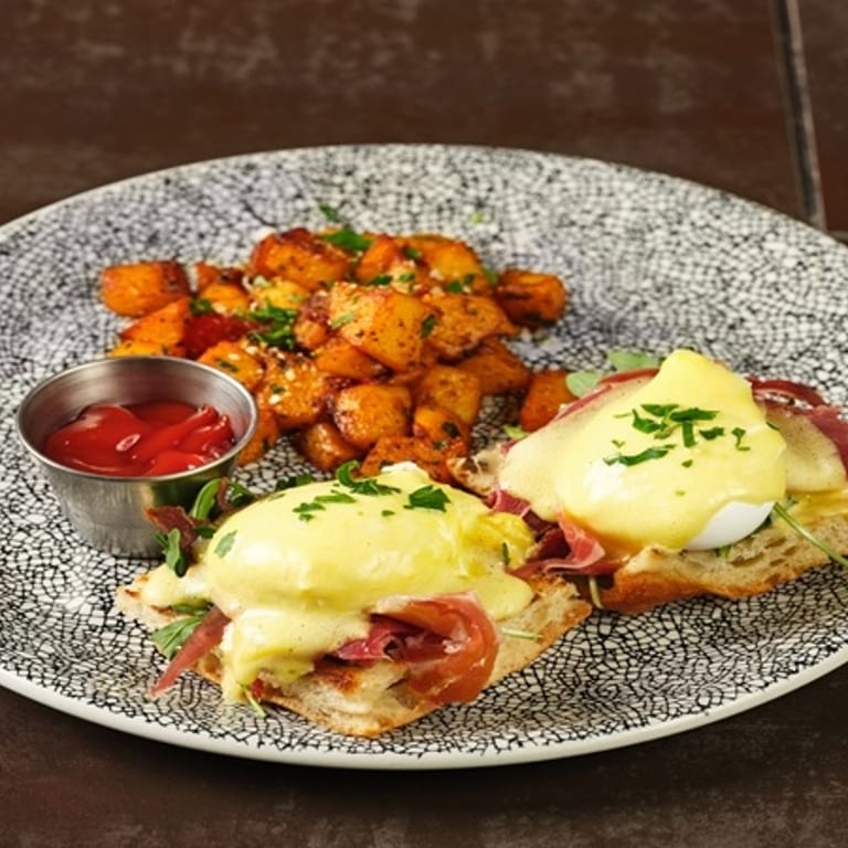 Delicious Eggs Benedict Awaits